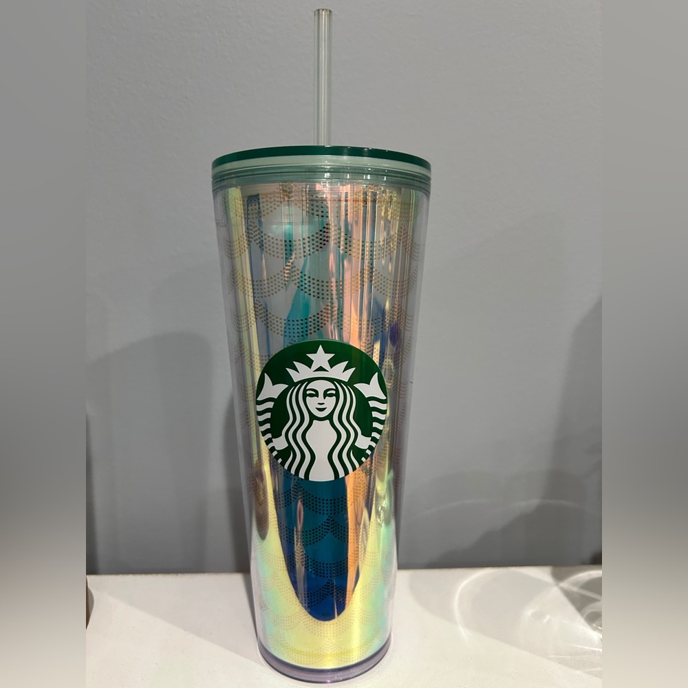 Starbucks 24 oz Purple and Green Tumbler Base